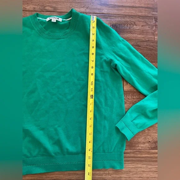 Boden Green Crewneck Sweater, Small - Picture 6 of 8